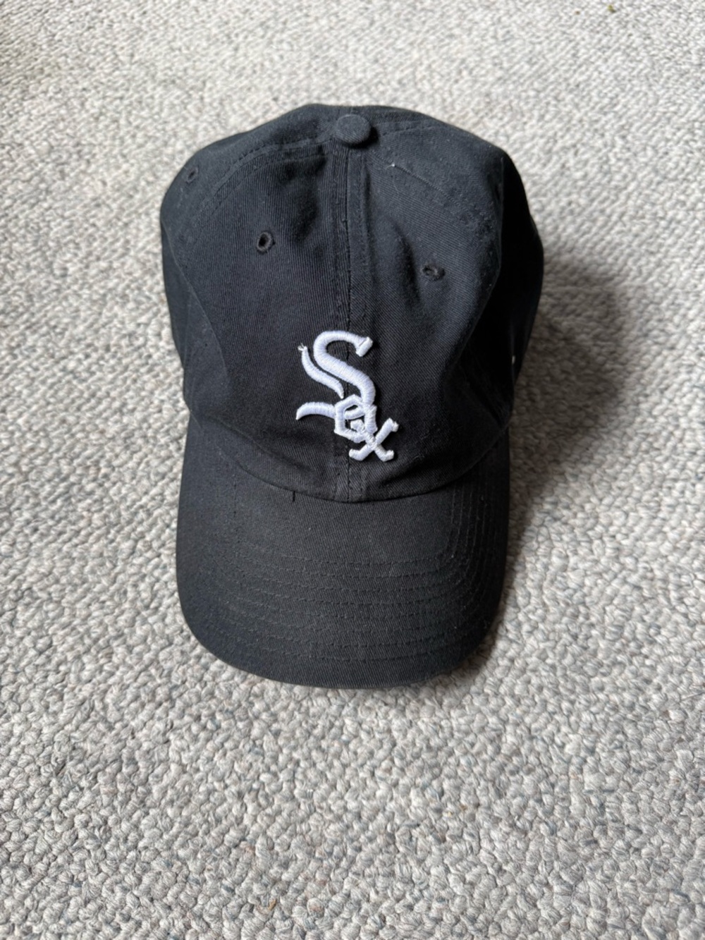 ‘47 Chicago White Sox Black Baseball Cap - Classic Team Logo